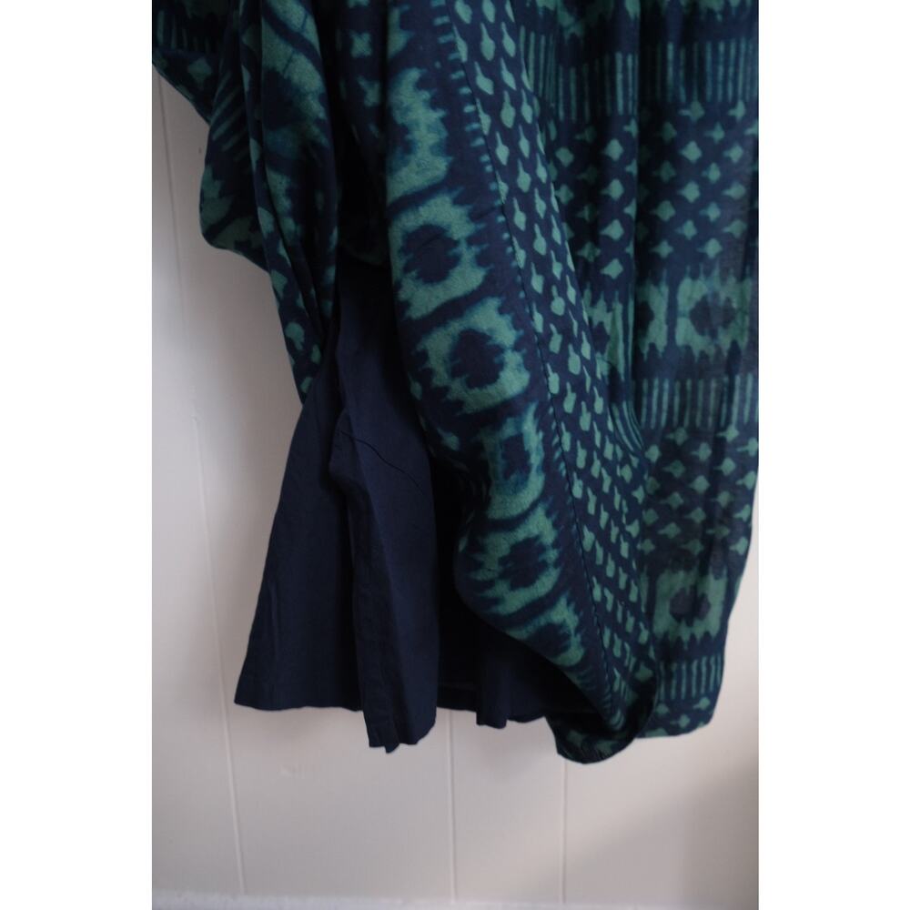 Toast Womens Ikat Shirt Dress Sz 6 Block Print Cotton Silk Minimalist Cottage - Picture 13 of 14